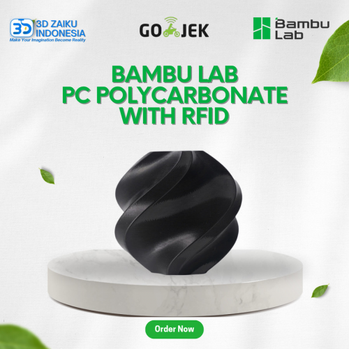 Original Bambulab PC Polycarbonate 3D Printer Filament with RFID 